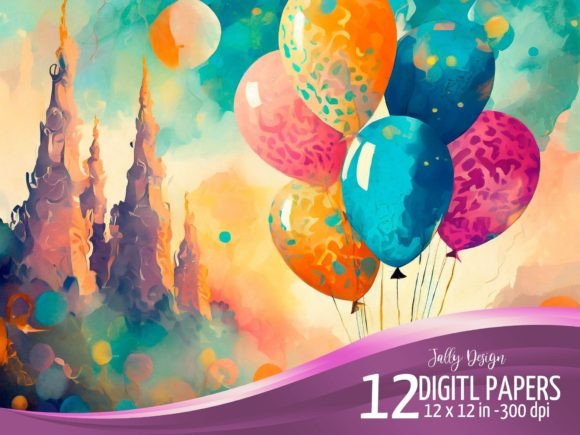 Download Happy Birthday Balloons Fantasy Party - Birthday balloons Collection