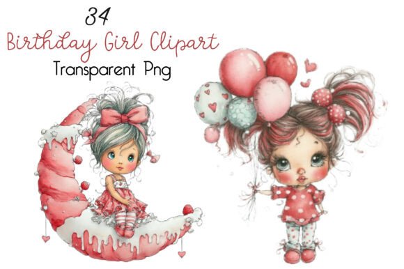 Download Birthday Girl Quirky Clipart - Quirky clipart Collection
