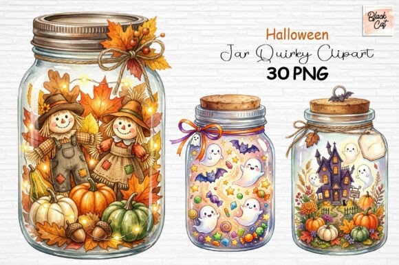 Download Halloween Jar Quirky Clipart PNG - Quirky clipart Collection
